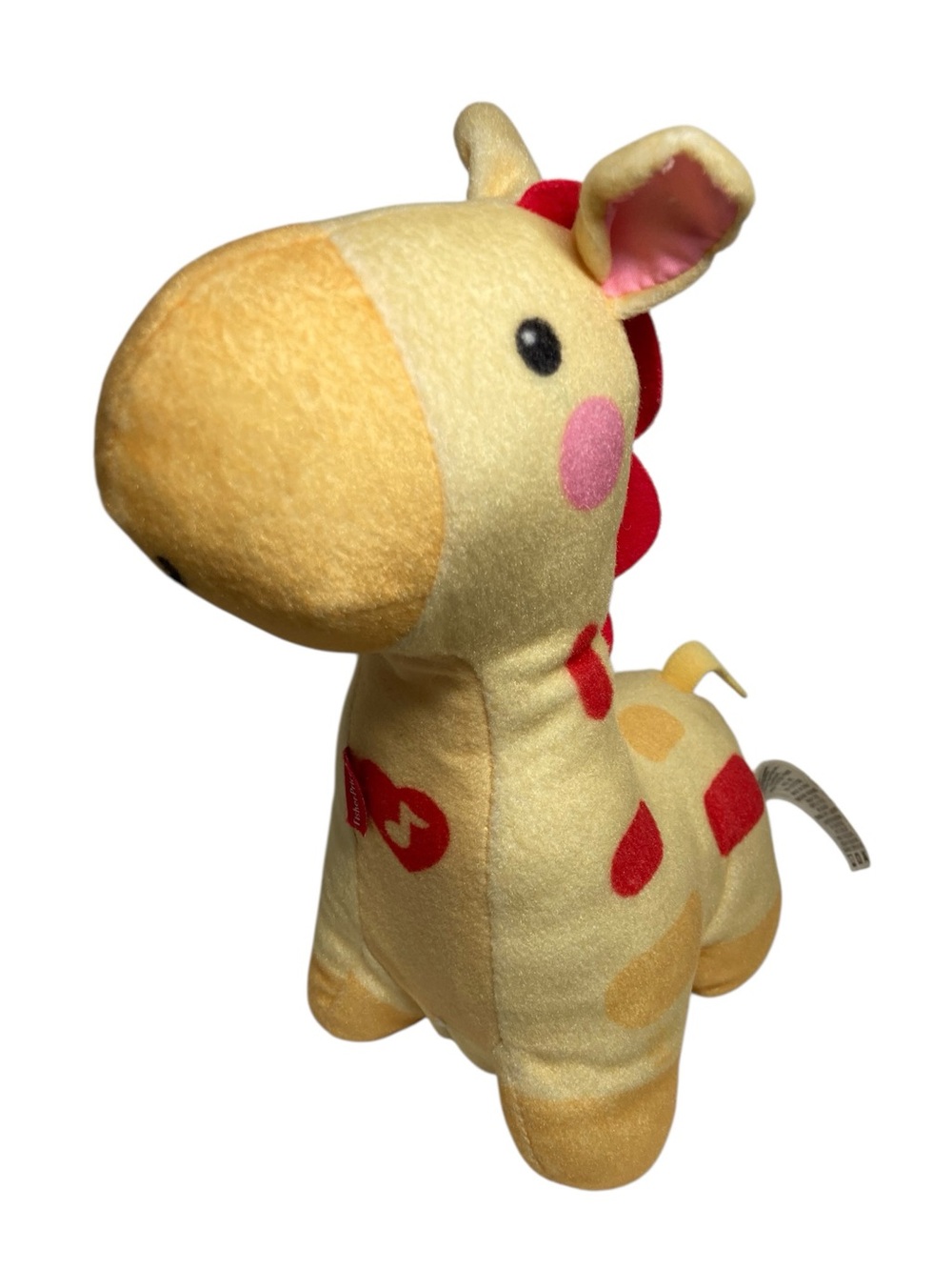 Fisher Price Soothe and Glow Light Up Giraffe Musical Lullaby Yellow Plush WORKS